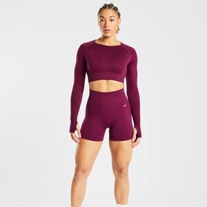 AYBL Balance V2 Seamless Long Sleeve Crop Top